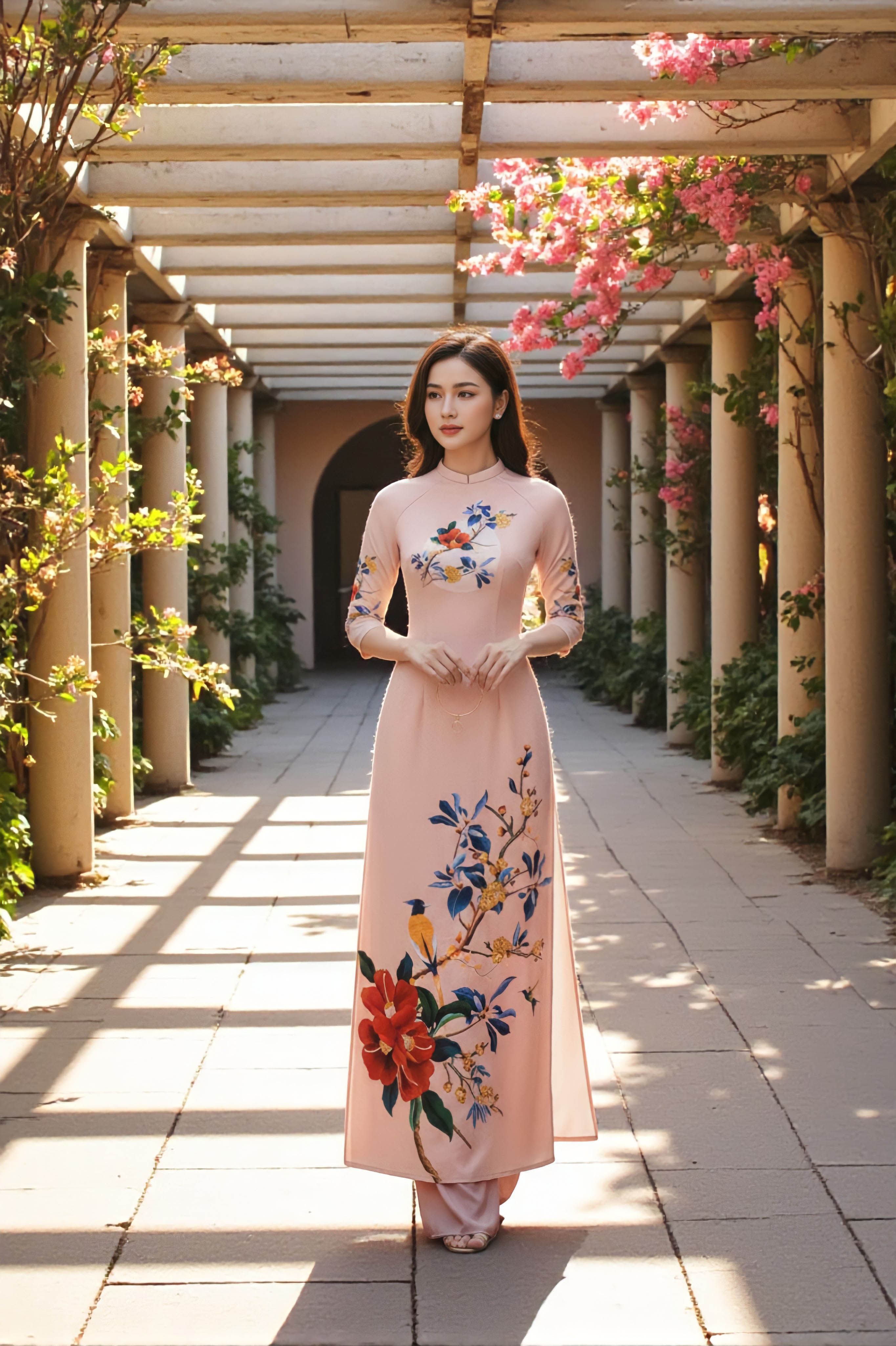 Set áo dài Ngọc Liên