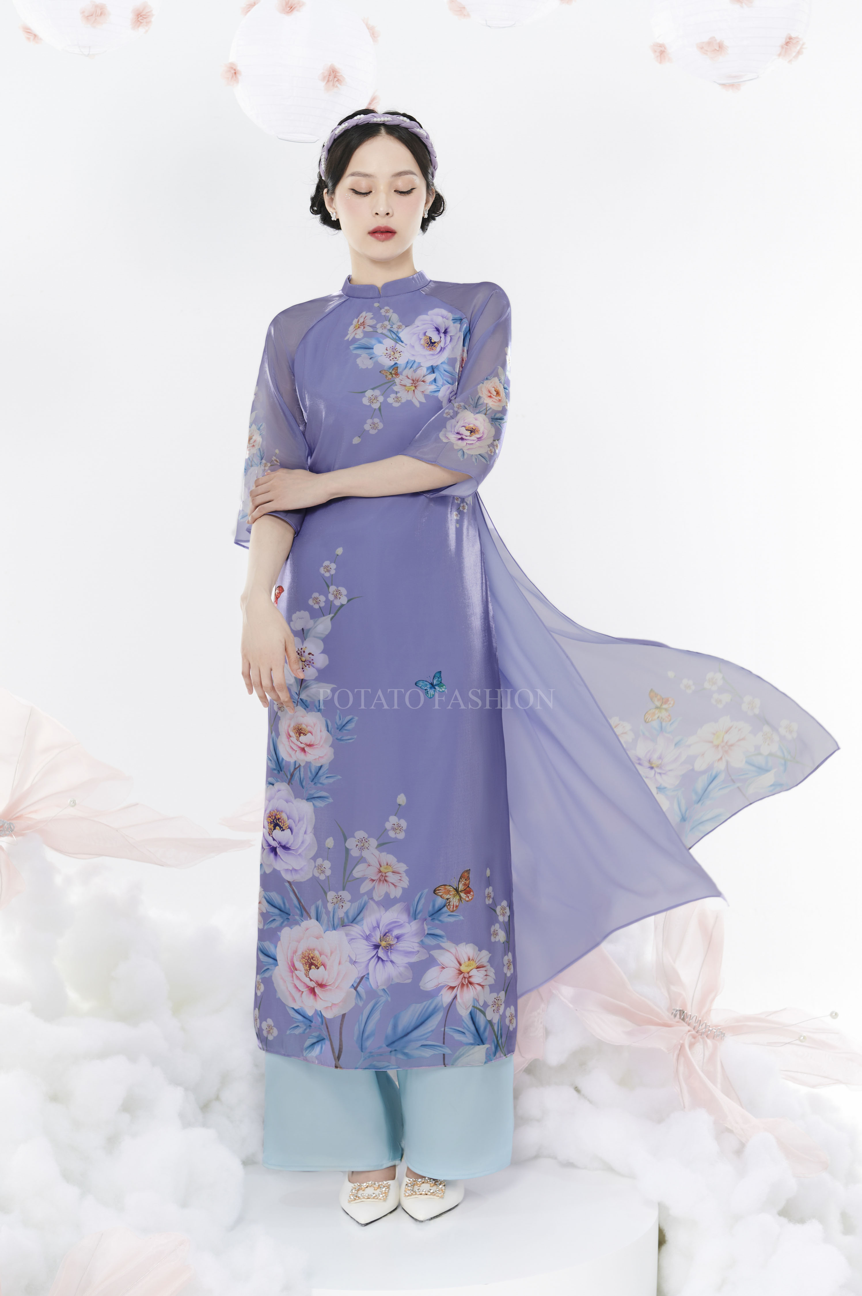 Áo dài Nhật Hoa