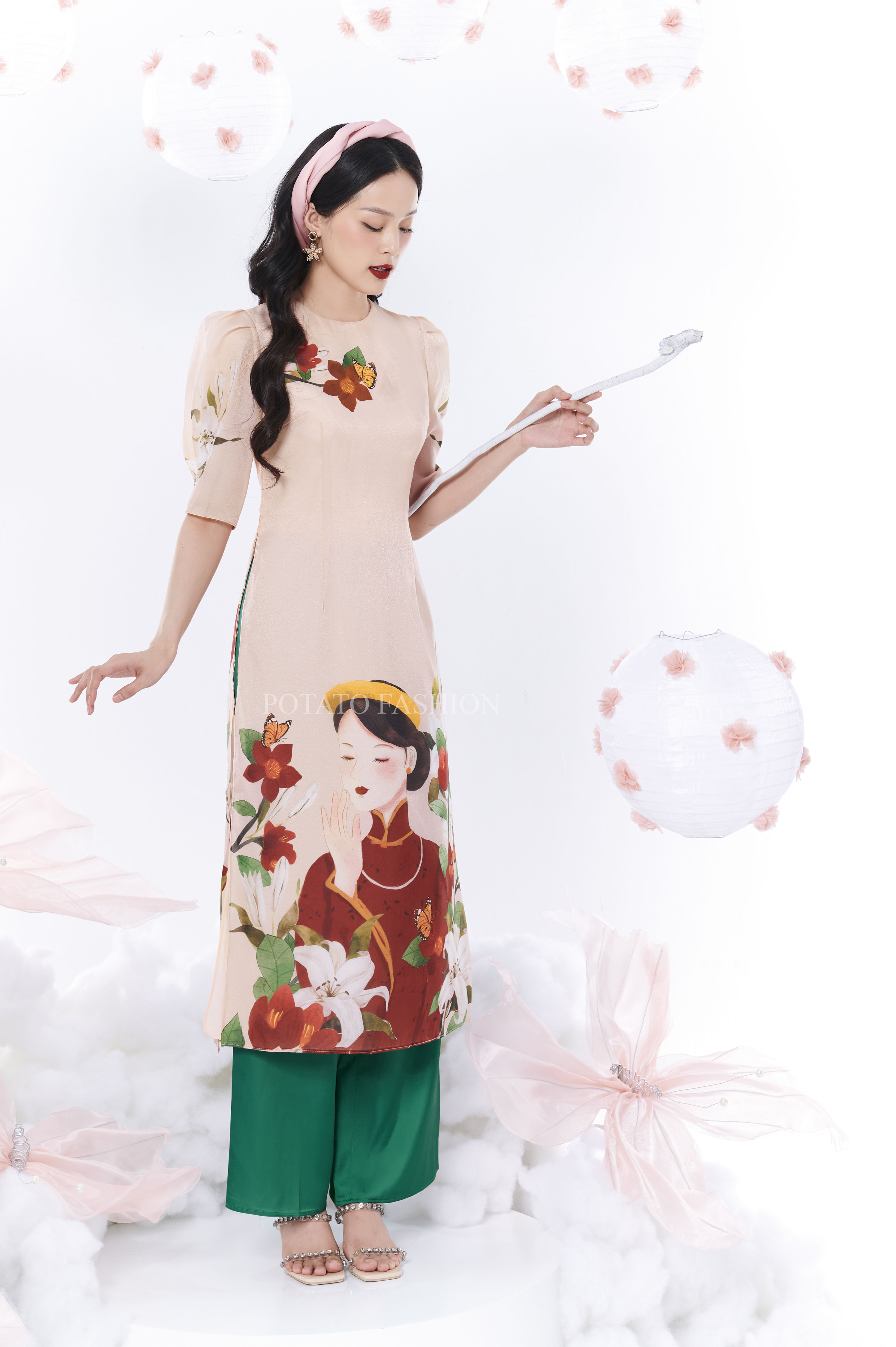 Áo dài Kiều Nga