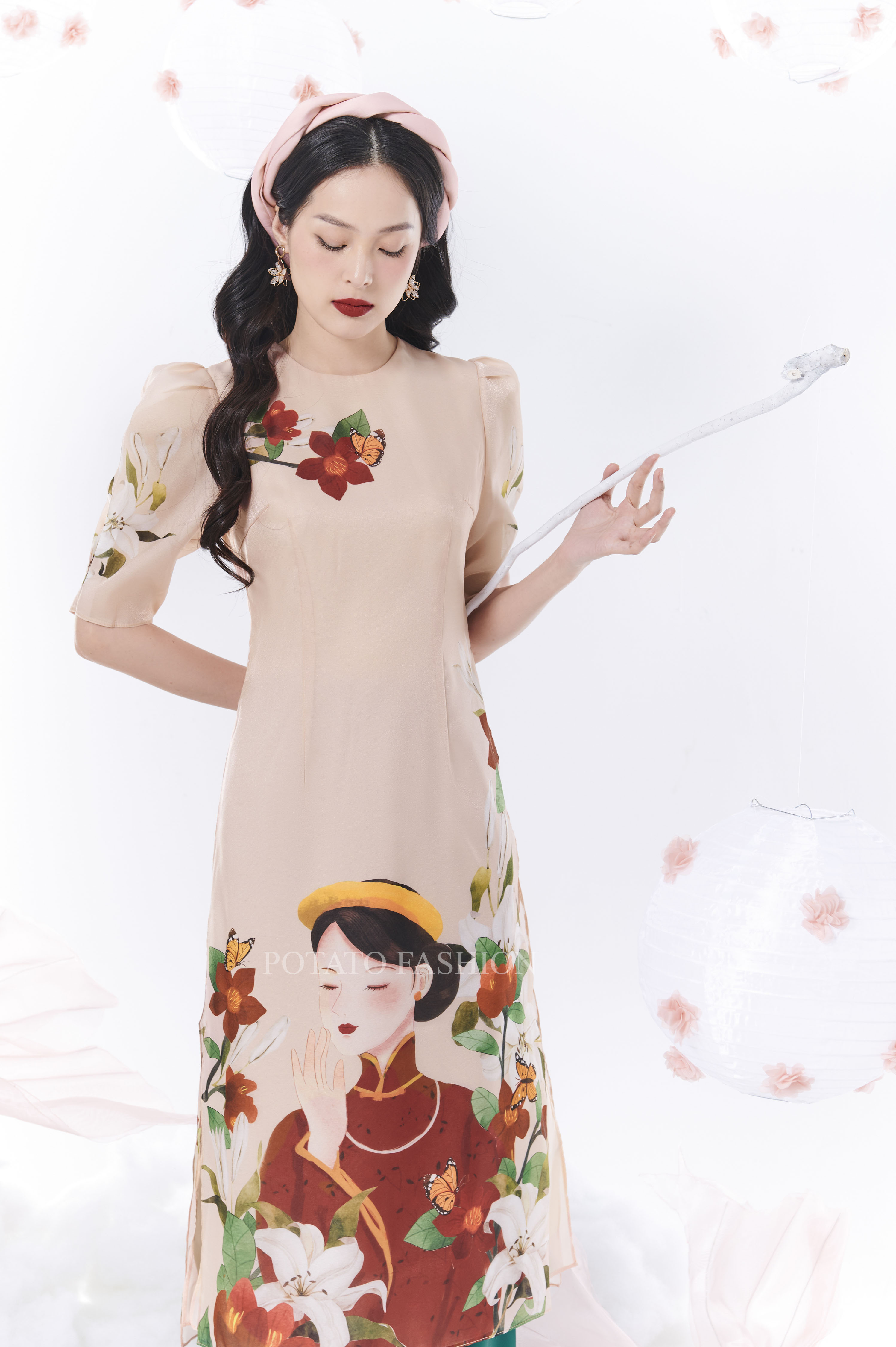 Áo dài Kiều Nga
