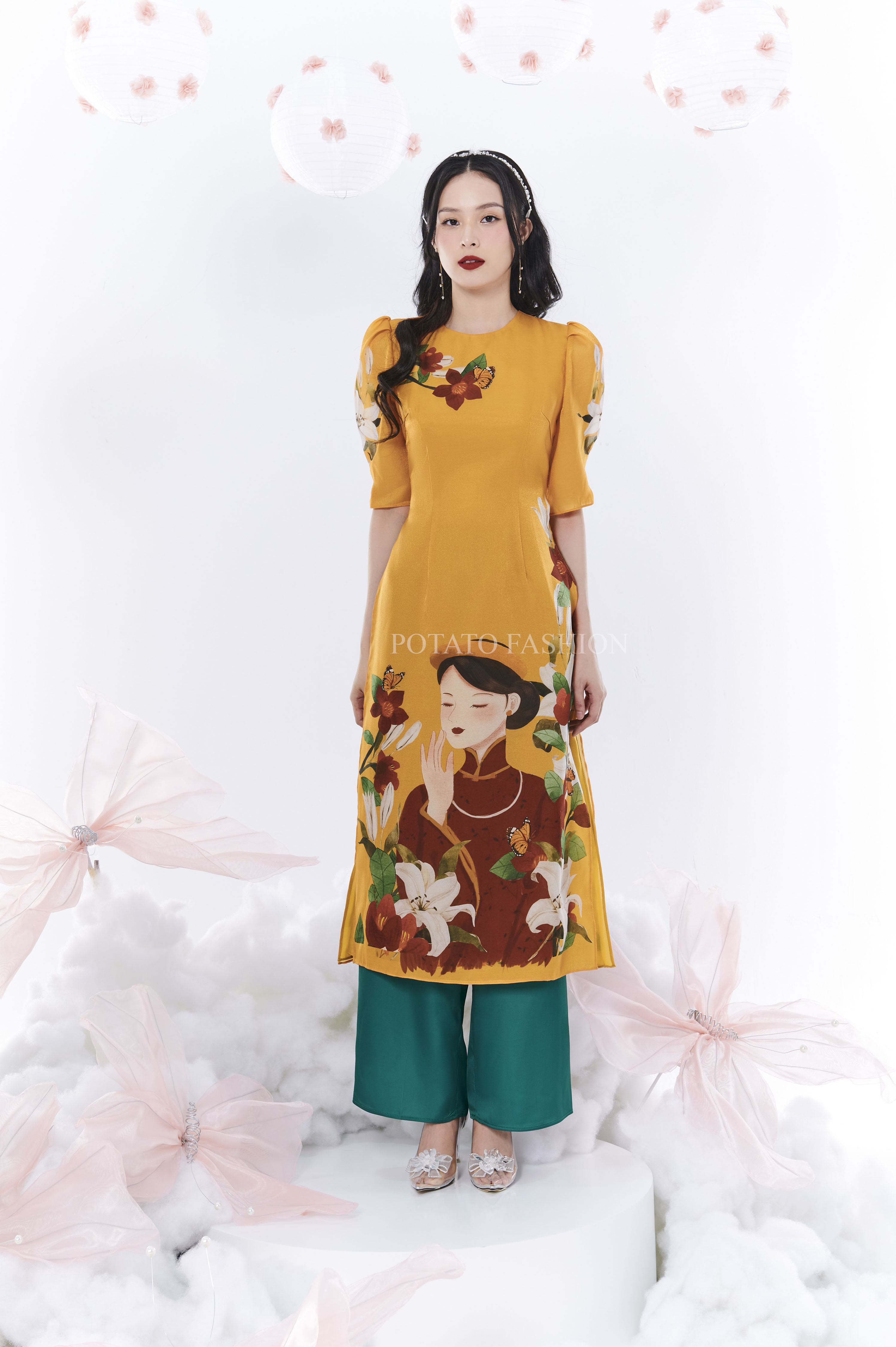 Áo dài Kiều Nga