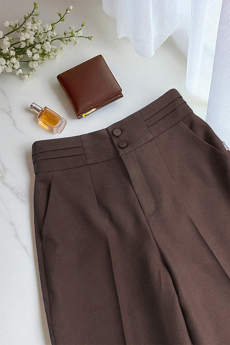 Quần suông hai cúc