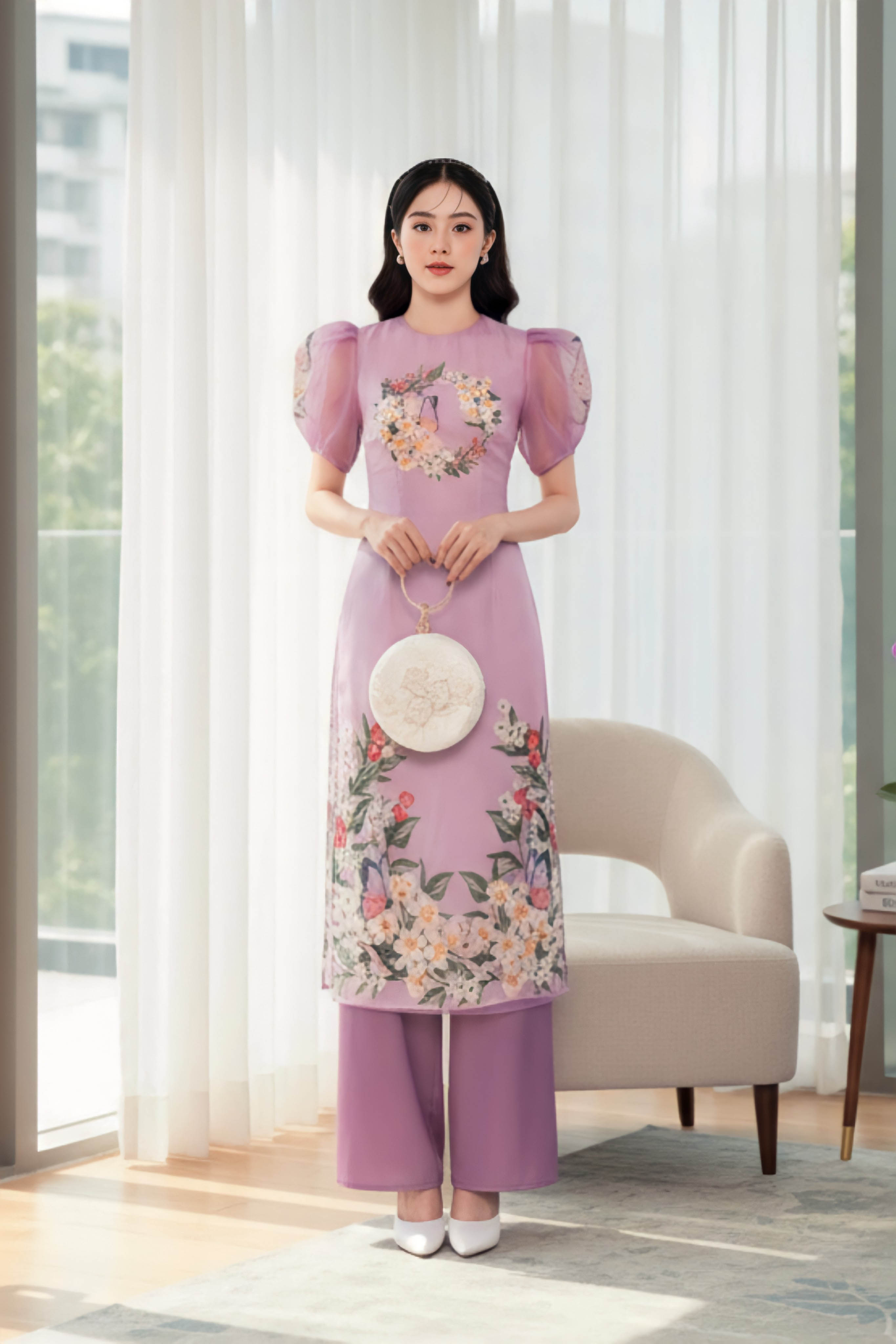 Set áo dài Hồ Điệp