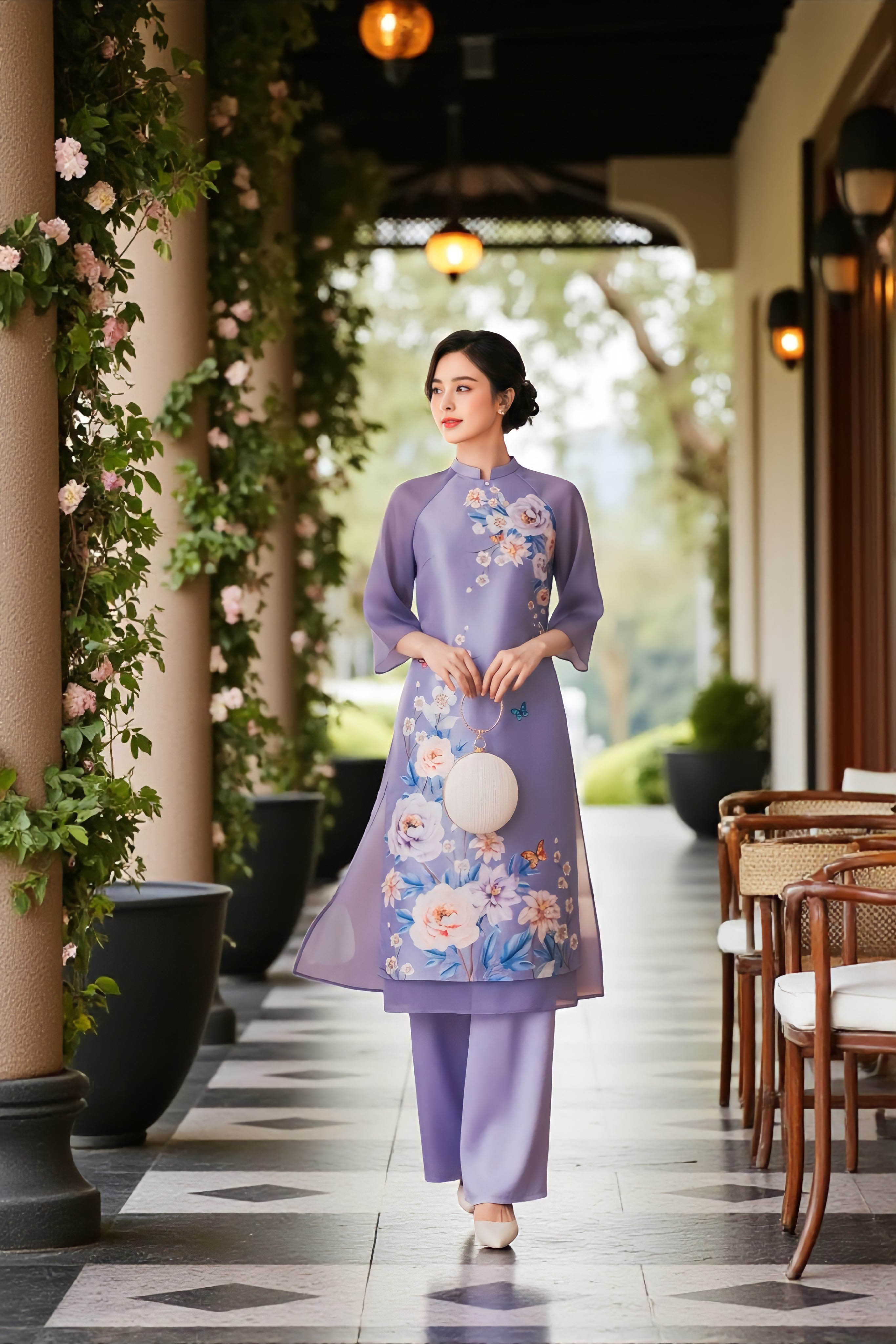 Áo dài Họa Bích