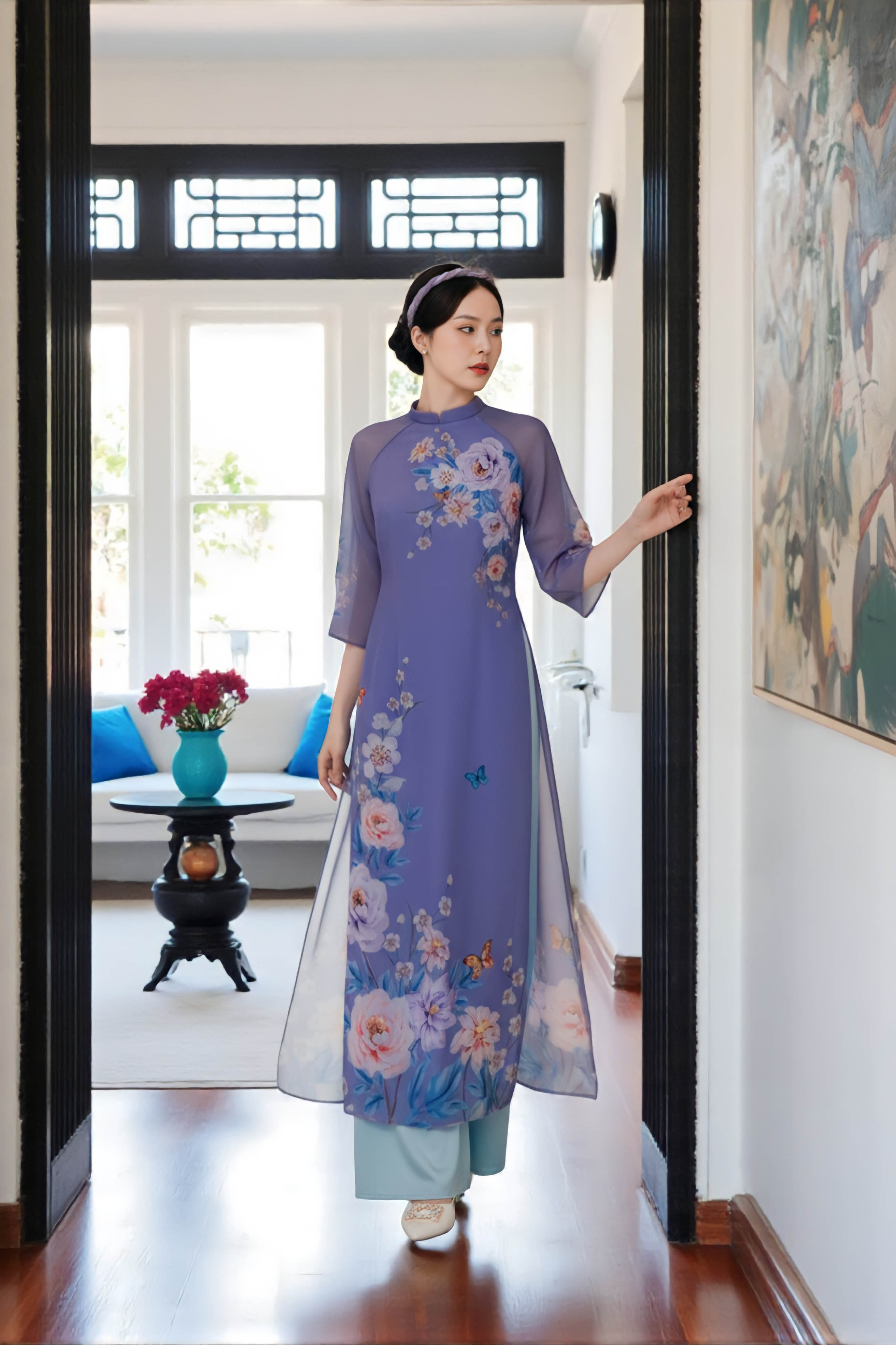 Áo dài Nhật Hoa