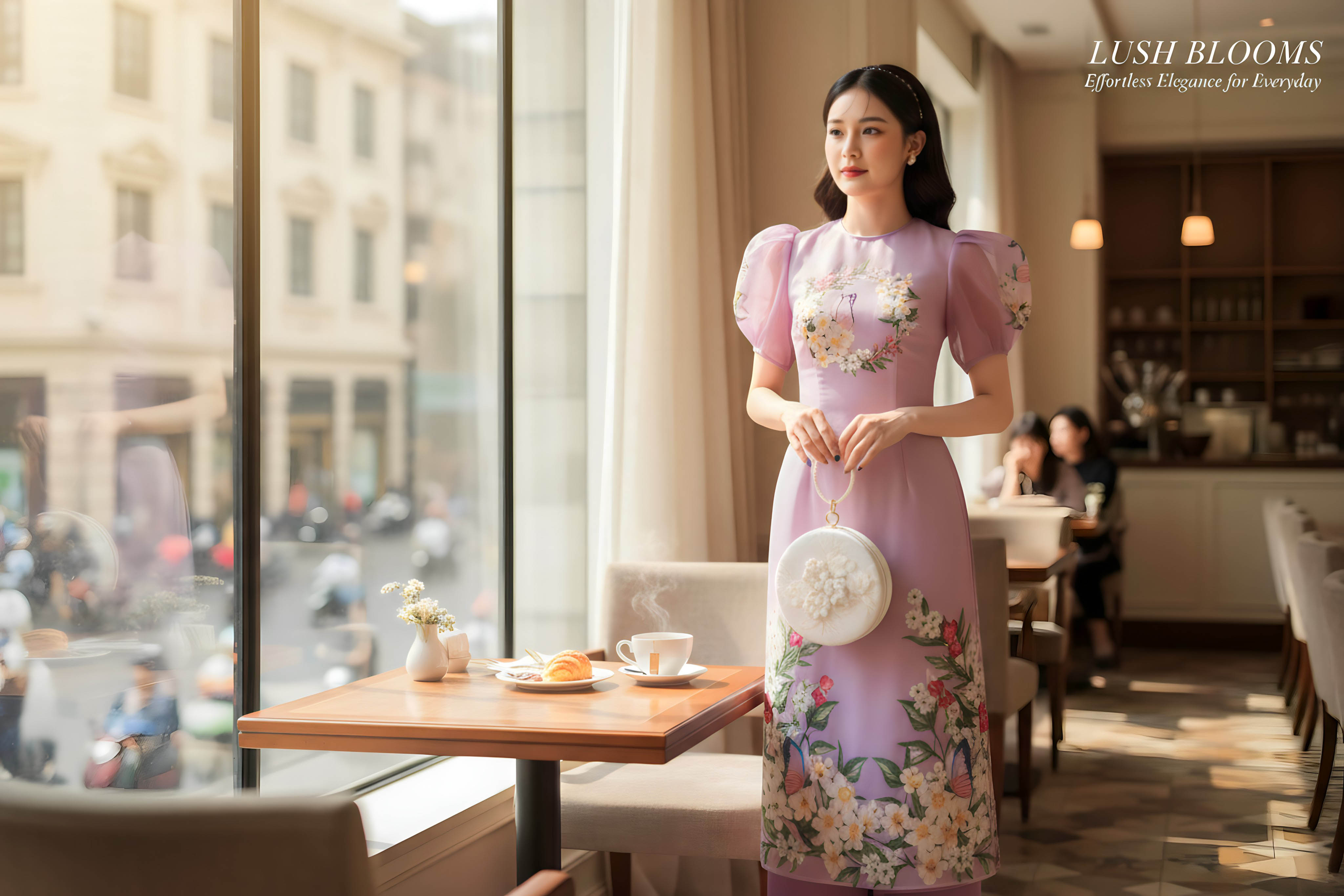 Set áo dài Hồ Điệp