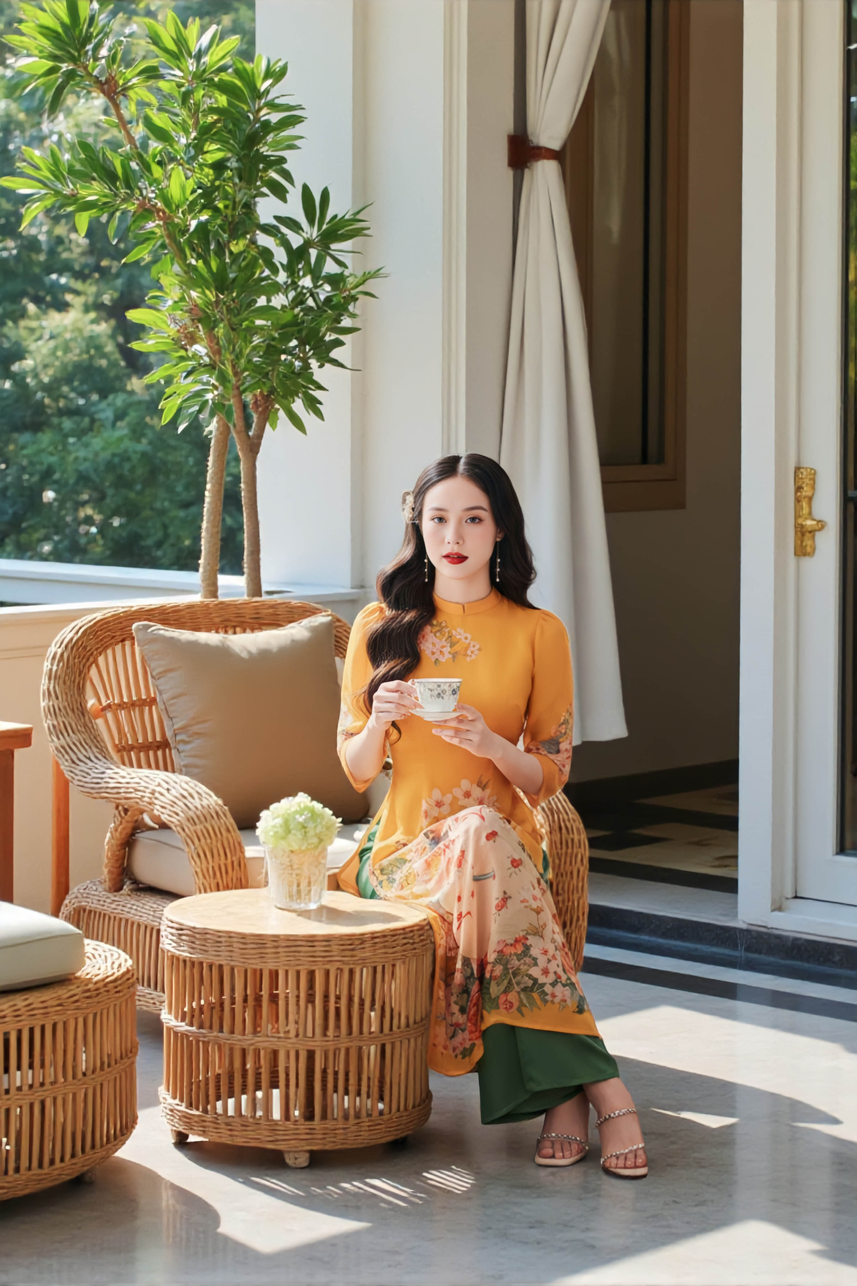 Set áo dài Ngự Sắc