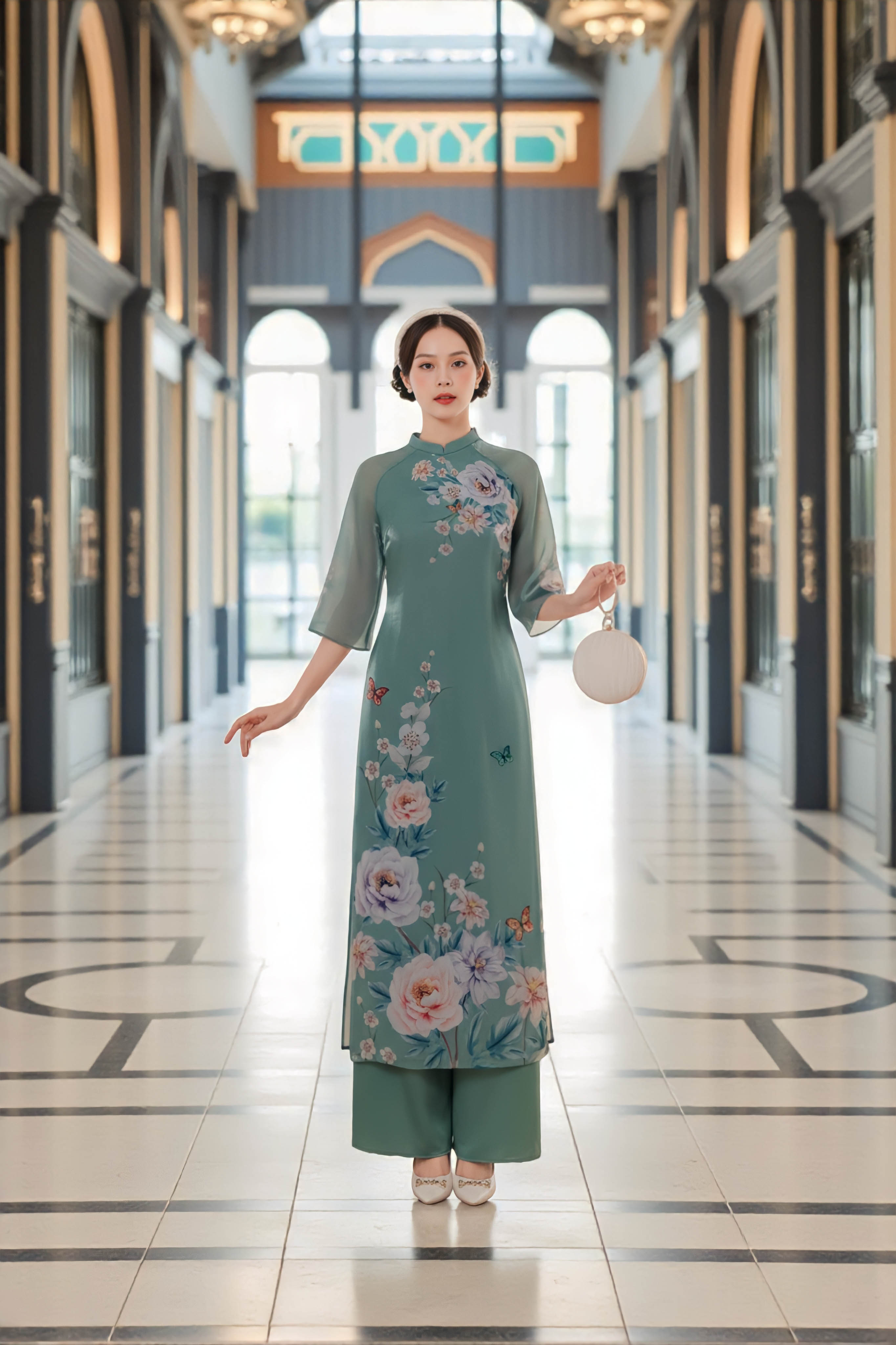 Áo dài Nhật Hoa