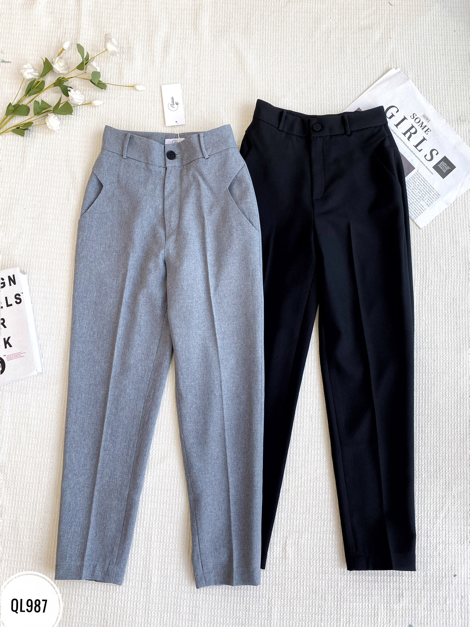 Quần baggy túi bổ