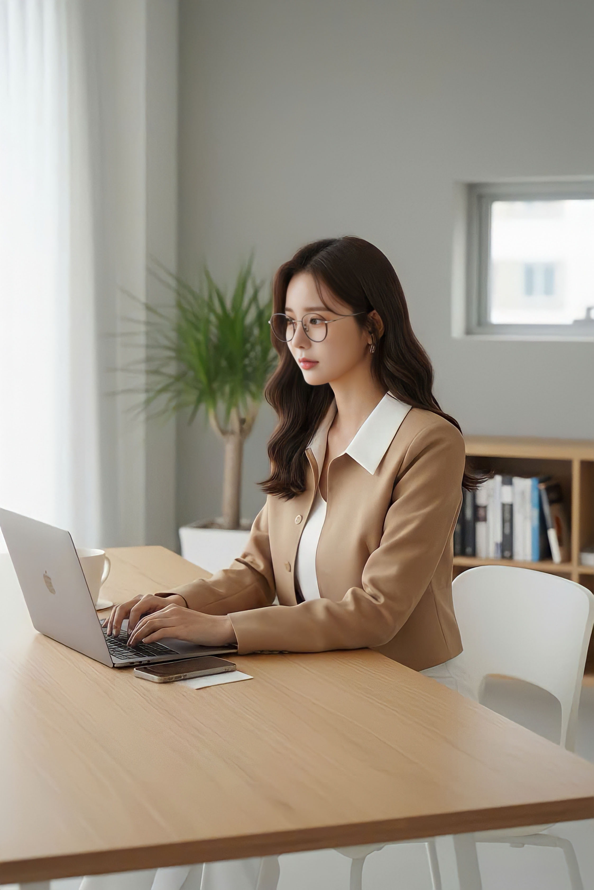 Áo hai lớp phối cổ trắng