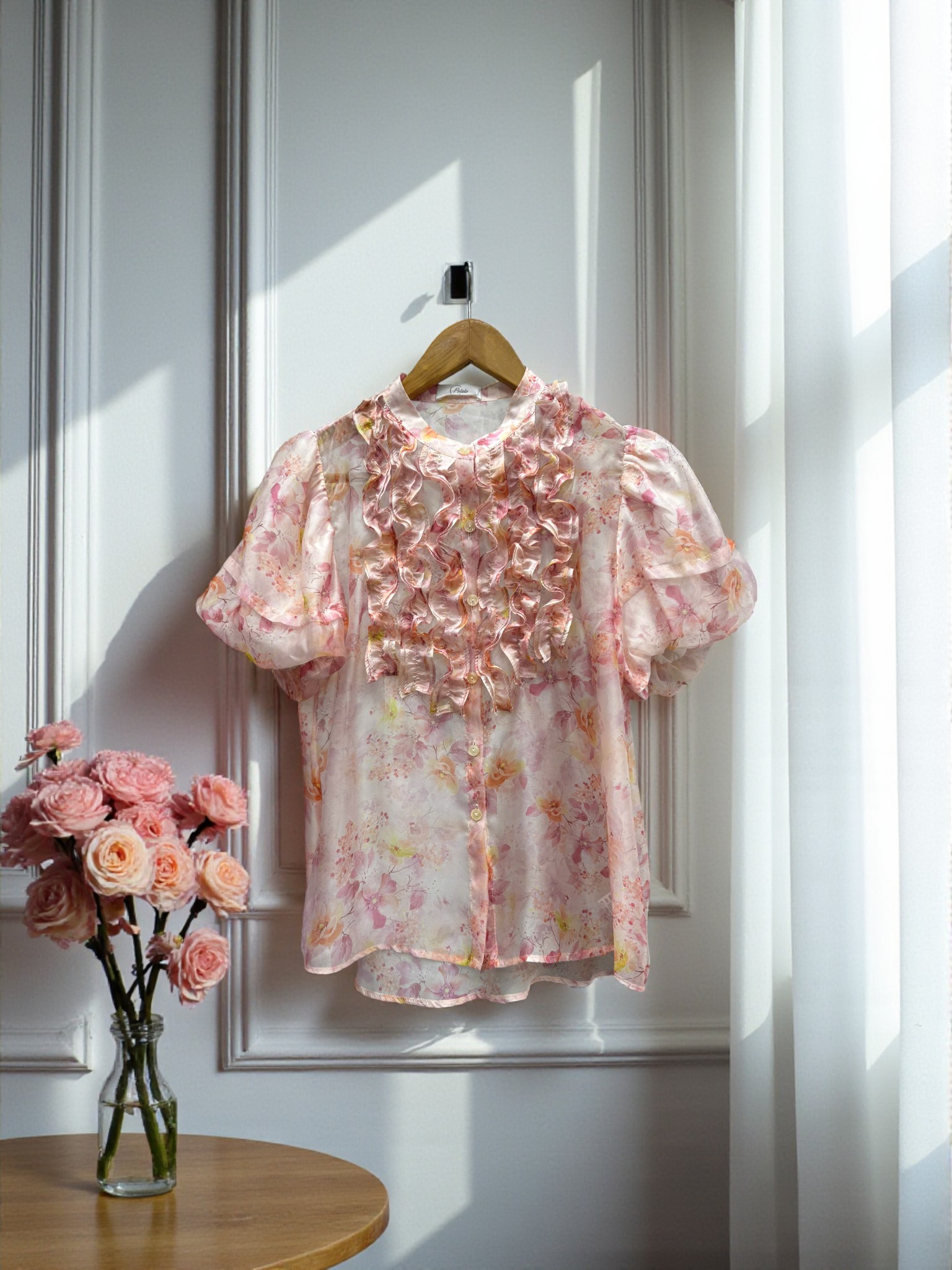 Áo sơ mi bèo ngực