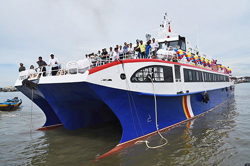 Hãng tàu Phú Quý Express Khai trương tàu cao tốc hai thân tuyến Phan Thiết - đảo Phú Quý