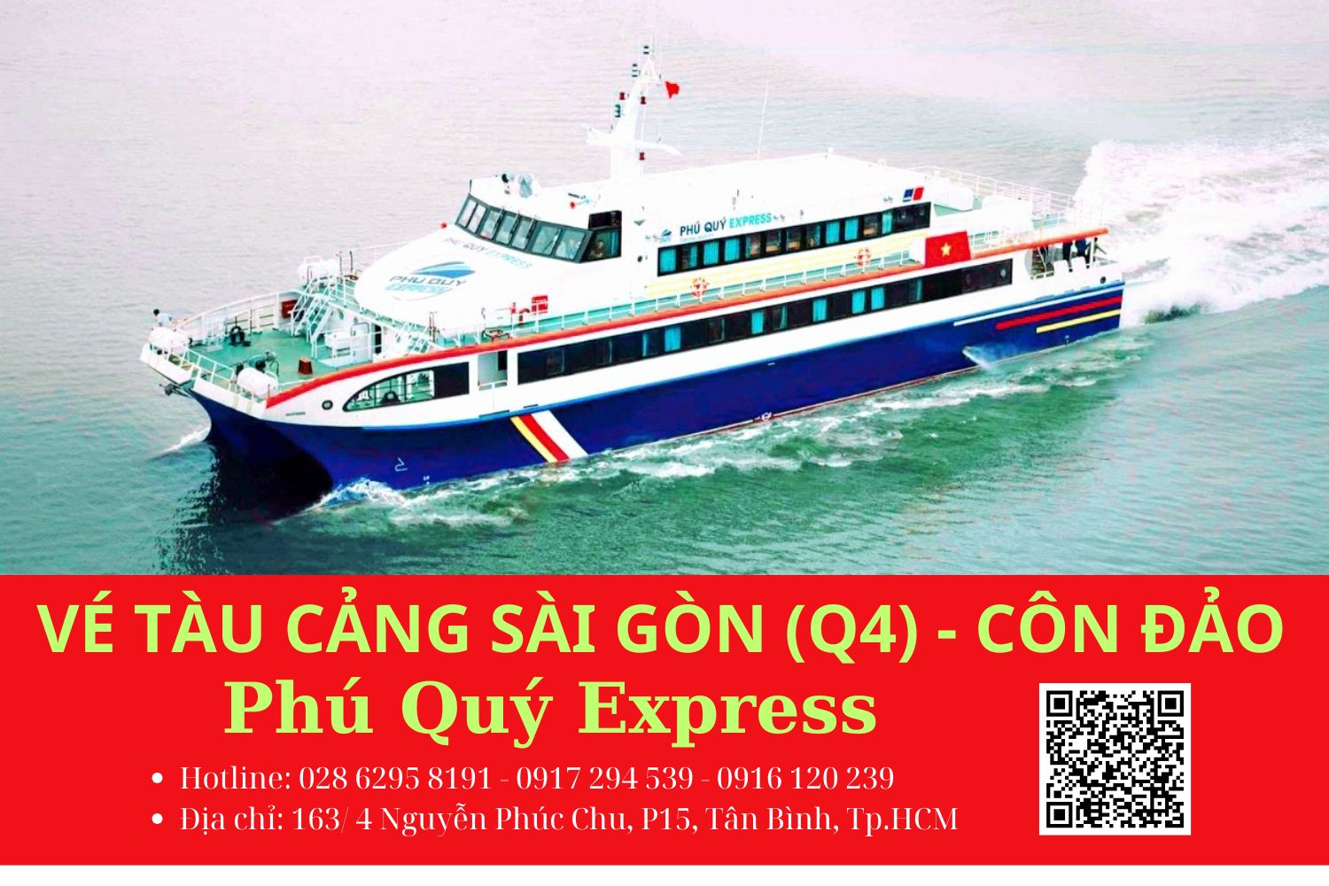 Sẽ có tàu cao tốc từ Bến Nhà Rồng (Cảng Sài Gòn,Quận 4, TP.HCM) đi Côn Đảo vào 28/03/2025