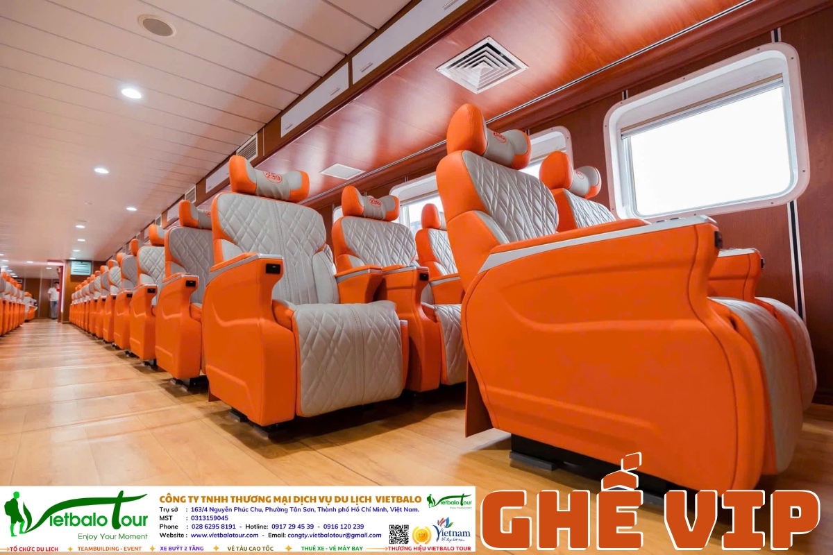 Ghế víp tàu Côn Đảo