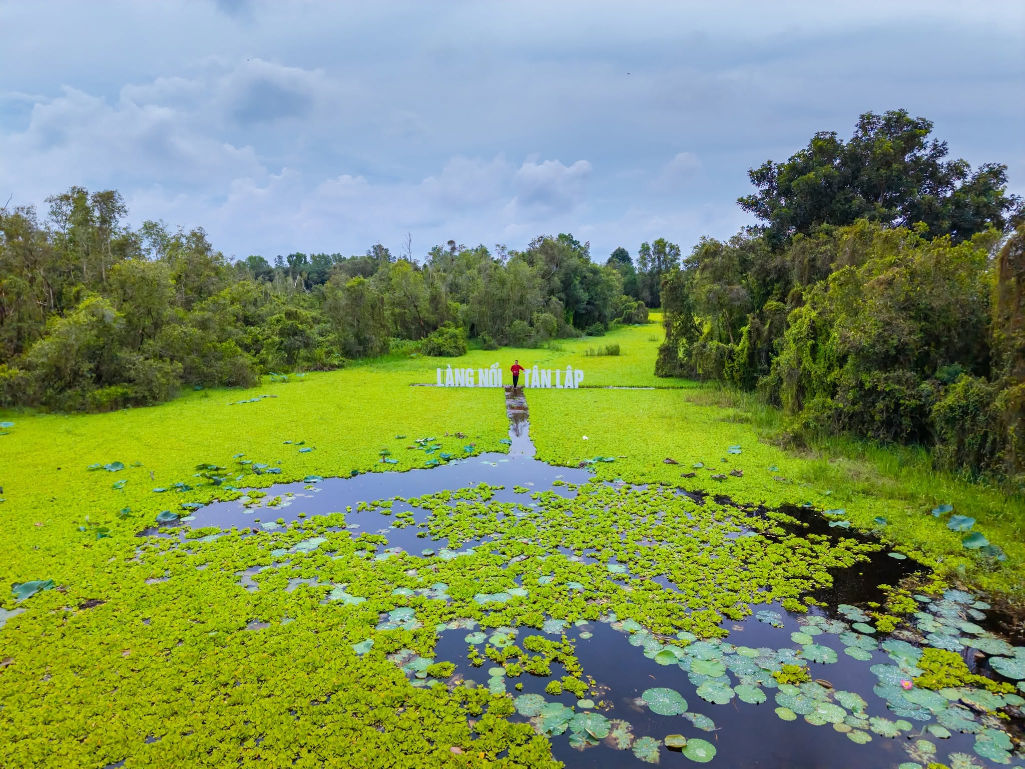 Tour làng nổi Tân Lập