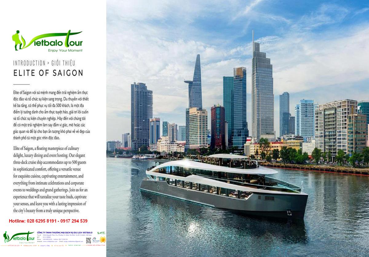 Du thuyền Elite Sài Gòn