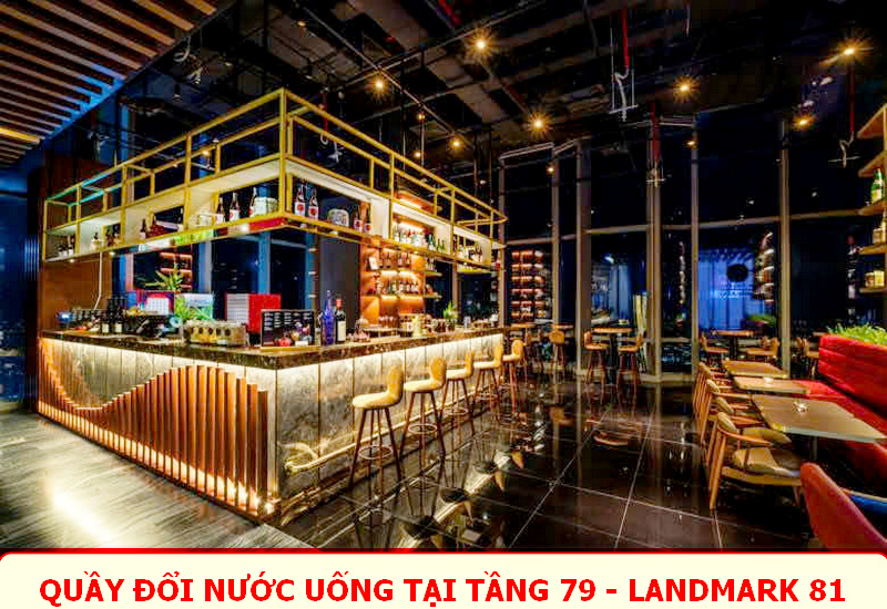 quán cafe trên tòa nhà landmark 81