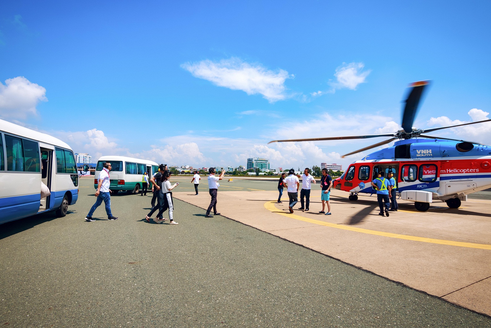 Tour trực thăng tại Vũng Tàu