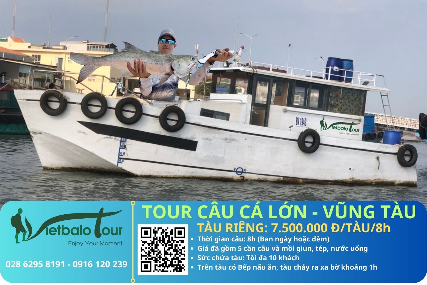 tour câu cá Vũng Tàu