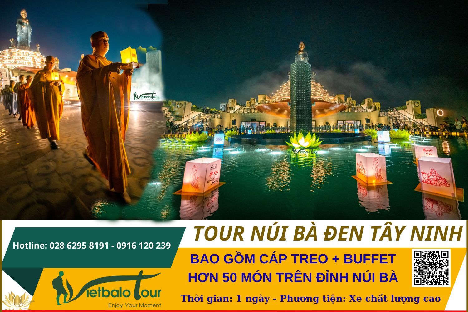 Tour hành hương tây ninh 1 ngày