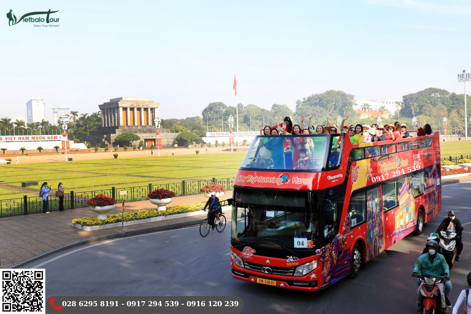 Mua vé xe buýt 2 tầng Hà Nội