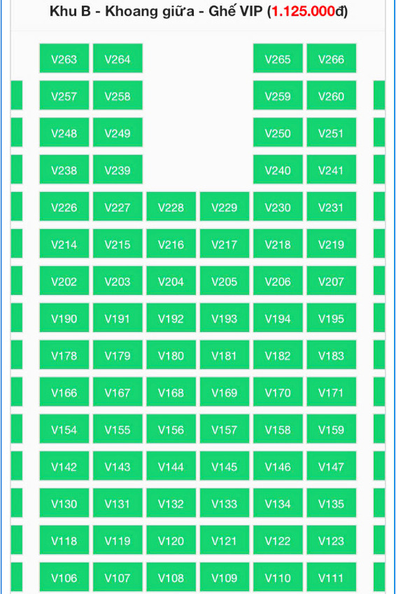 Khoang ghế ngồi VIP tàu Phú Quý Express đi Sài Gòn Côn Đảo