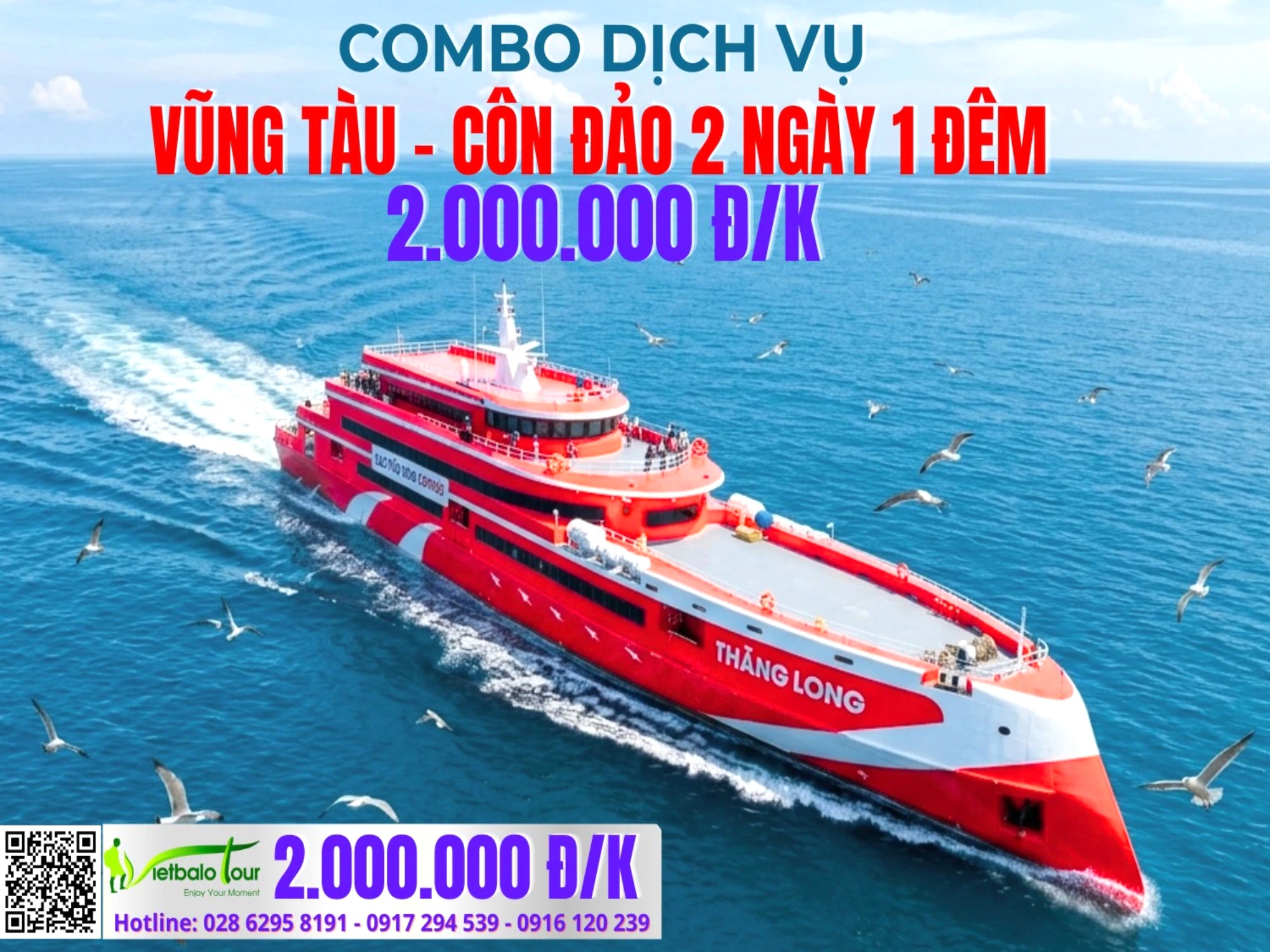 Tour Sài Gòn, Vũng tàu Côn Đảo 2 ngày 1 đêm