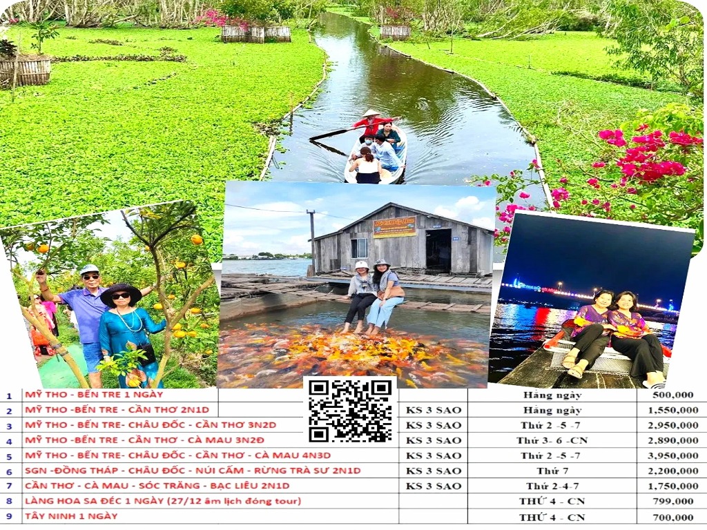 Tour Miền Tây, Tour ghép Miền Tây, Landtour miền tây