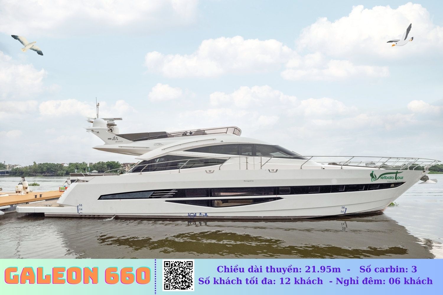 Thuê Du thuyền Sài Gòn/Galeon 660