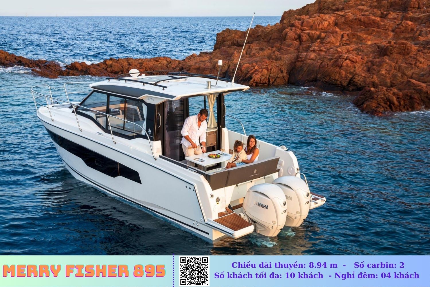 Thuê Du thuyền MERRY FISHER 895