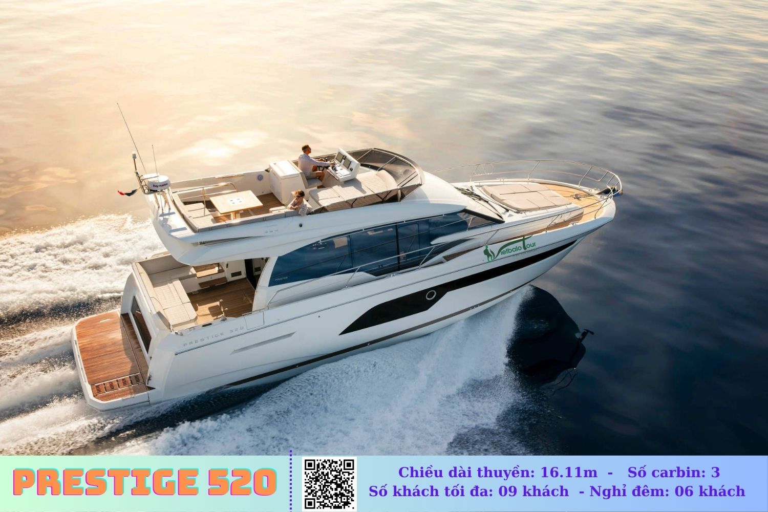 Thuê Du thuyền PRESTIGE 520