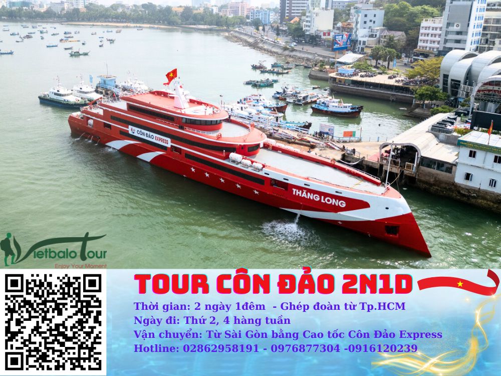 Tour Sài Gòn Côn Đảo 2 ngày 1 bằng tàu cao tốc, đón tại Sài Gòn