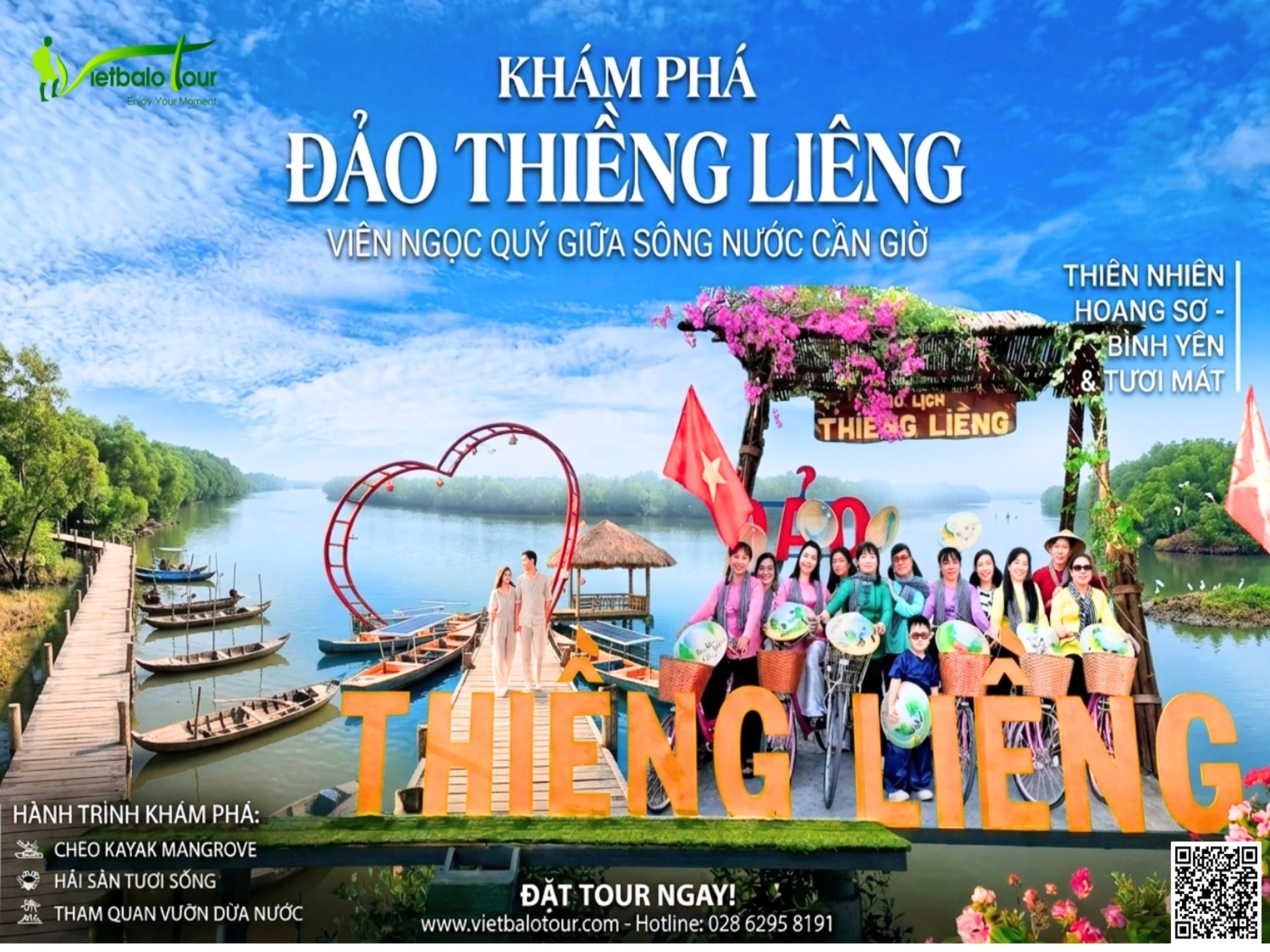 Tour Thiềng Liềng, tàu đi đảo Thiềng Liềng