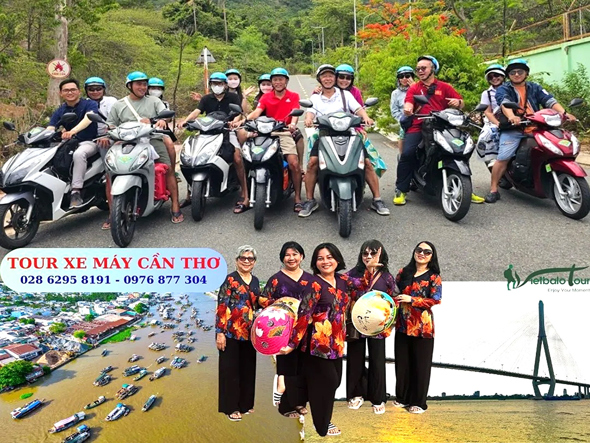 Tour xe máy thăm quan Cần Thơ