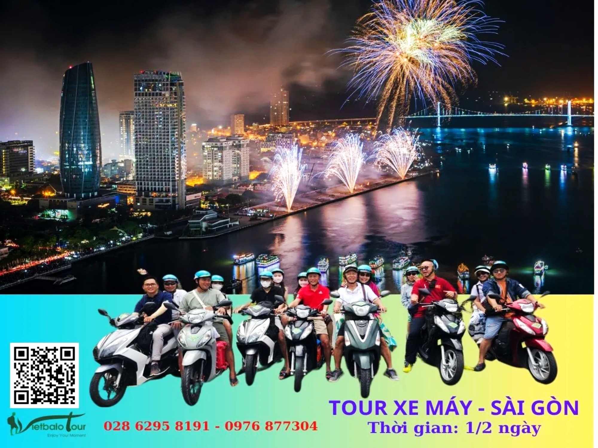 Tour xe máy Sài Gòn Hồ Chí Minh