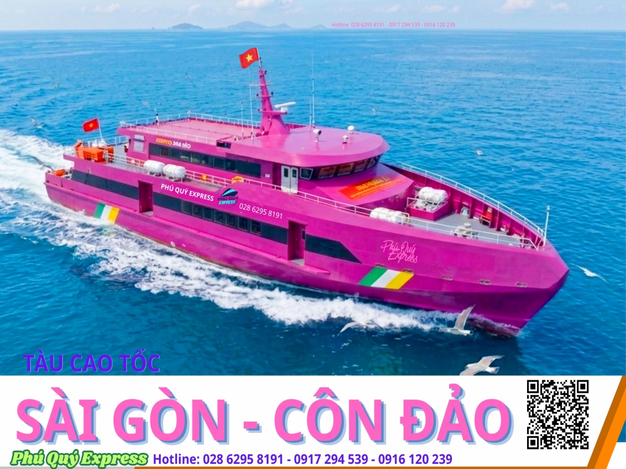 Vé tàu cao tốc Tp.HCM/Sài Gòn - Côn Đảo