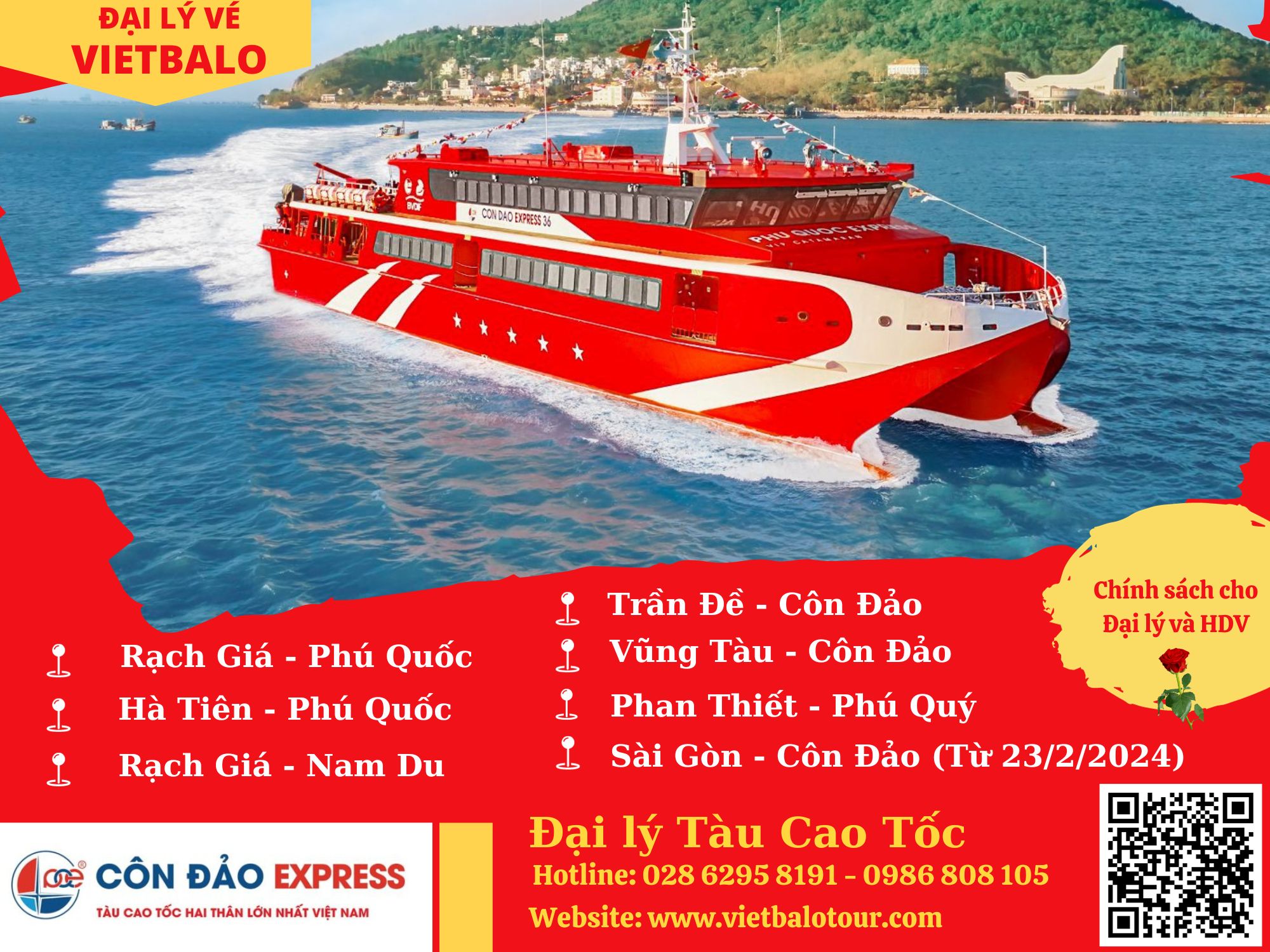 Vé tàu đi Phú Quốc - CN Sài Gòn