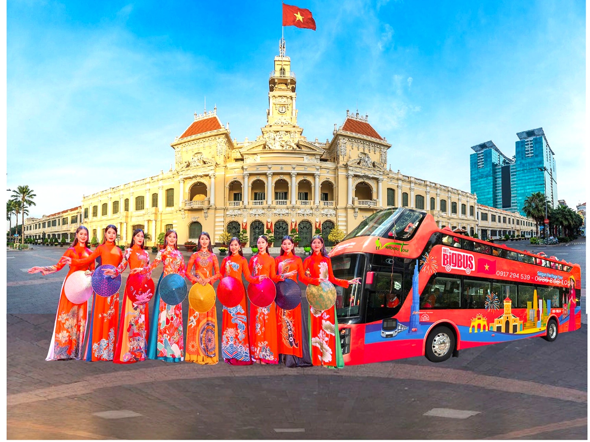 Mua vé xe buýt 2 tầng