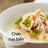 Cháo cua biển tăng đạm cho con cuối tuần