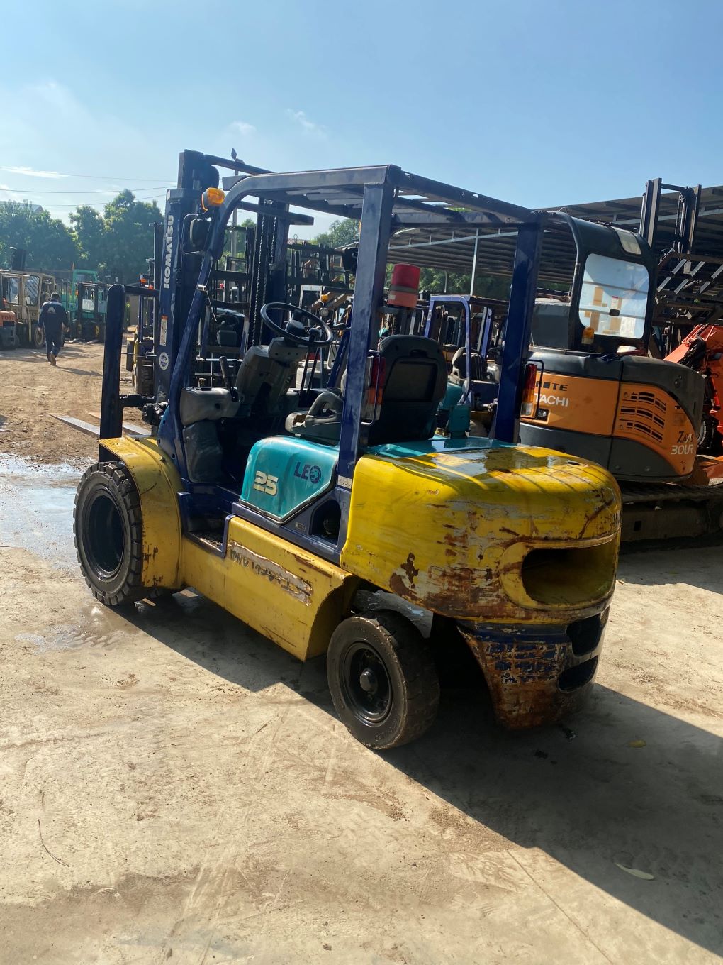 Xe xăng komatsu FD25C-12-531709