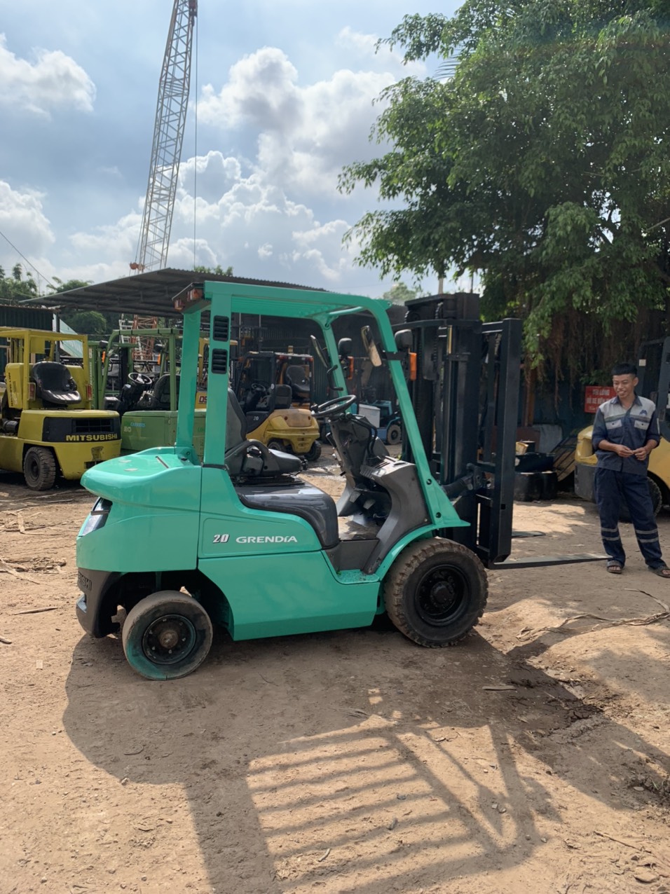 Xe nâng 2 tấn Misubishi FD20T-20139