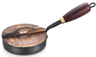 Chảo rán thủ công Iron master (bộ nắp gỗ)