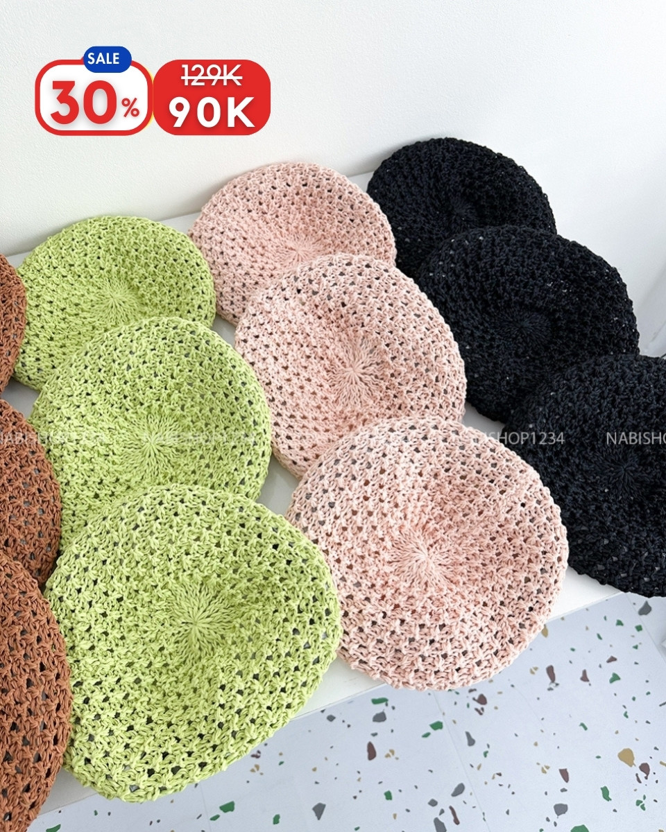 (S30%) Mũ Số 30-L Nồi Đan Rơm