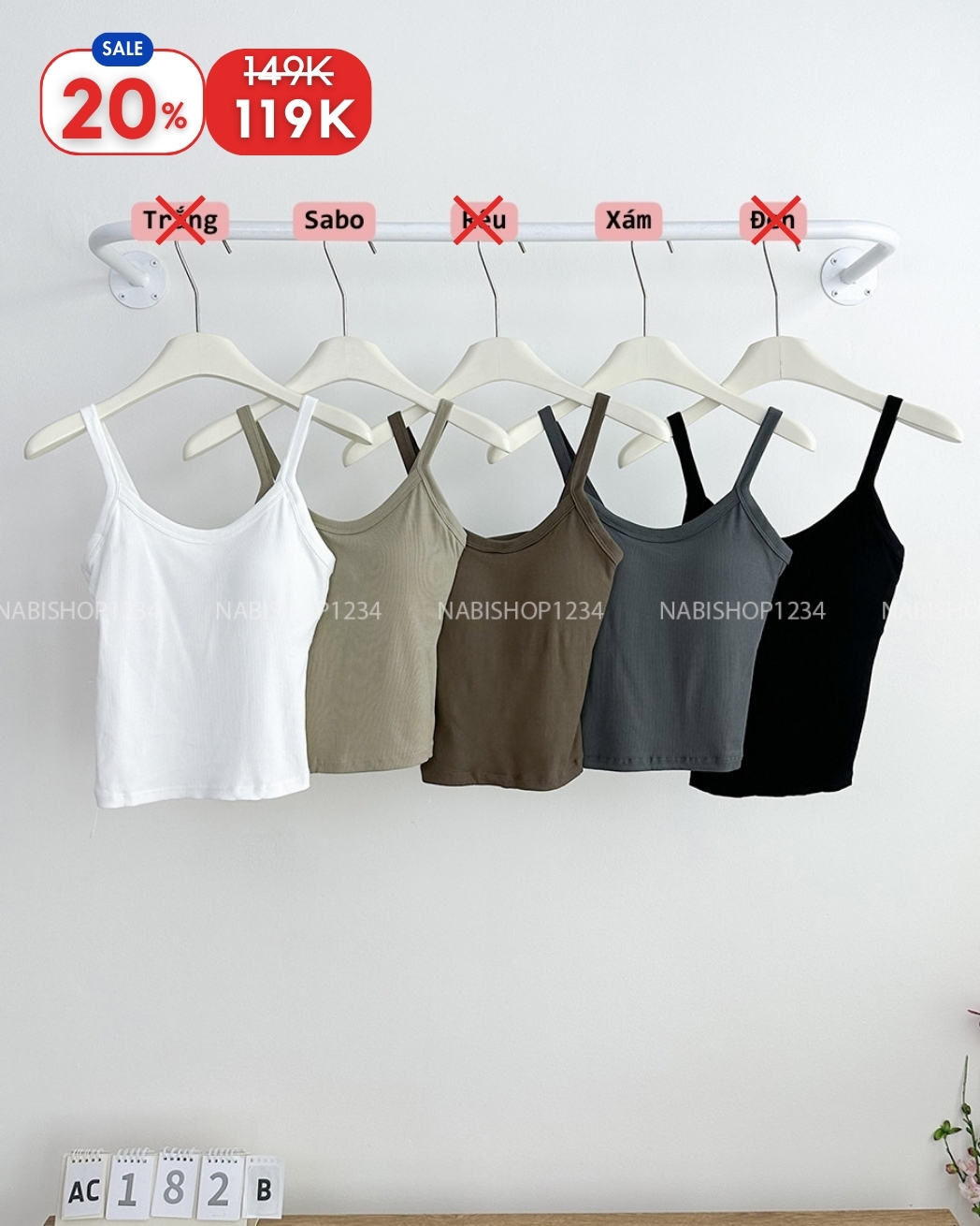 S30 Áo Croptop Số 182-B Bra 2S To
