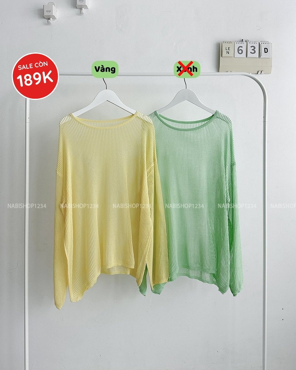Áo Len Số 63-D TD Gân Cổ Tròn