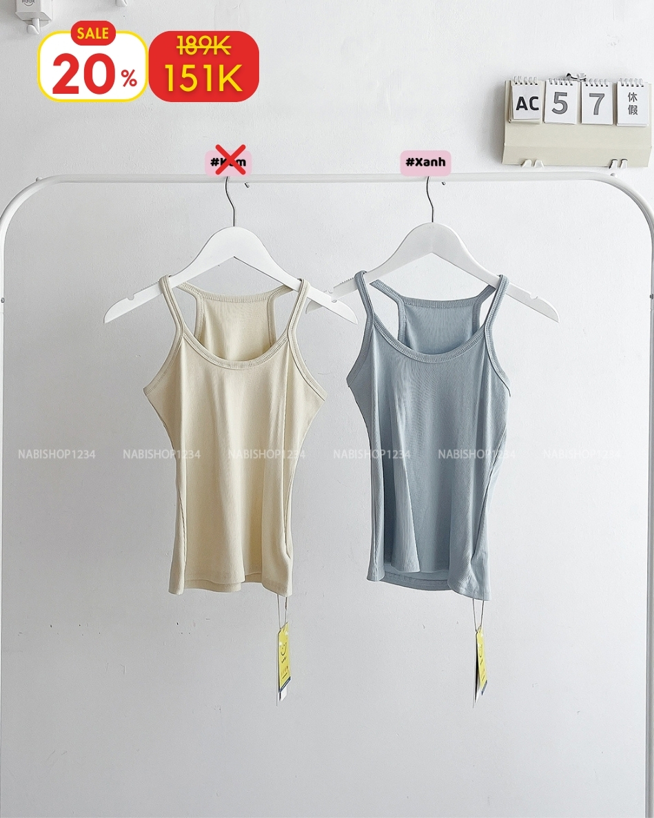 (S20%) Áo Croptop Số 57-B 7609 Balo Trơn 62/44