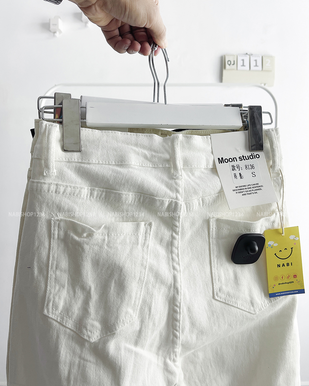 (S20%) Quần Jean Số 112-M 8136 Ống Đứng Trơn