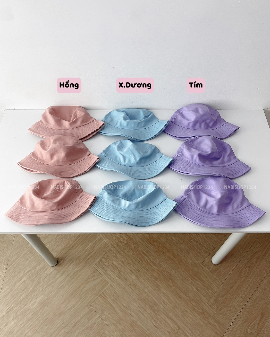(S20%) Mũ Số 13-L Vành Kaki Trơn