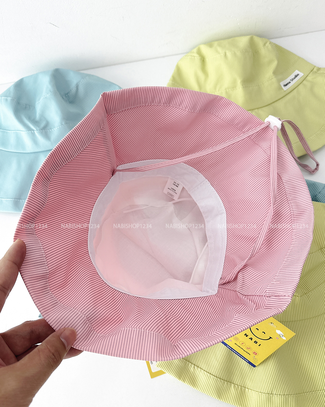 Mũ Số 19-L Vành Sọc Tag Haena