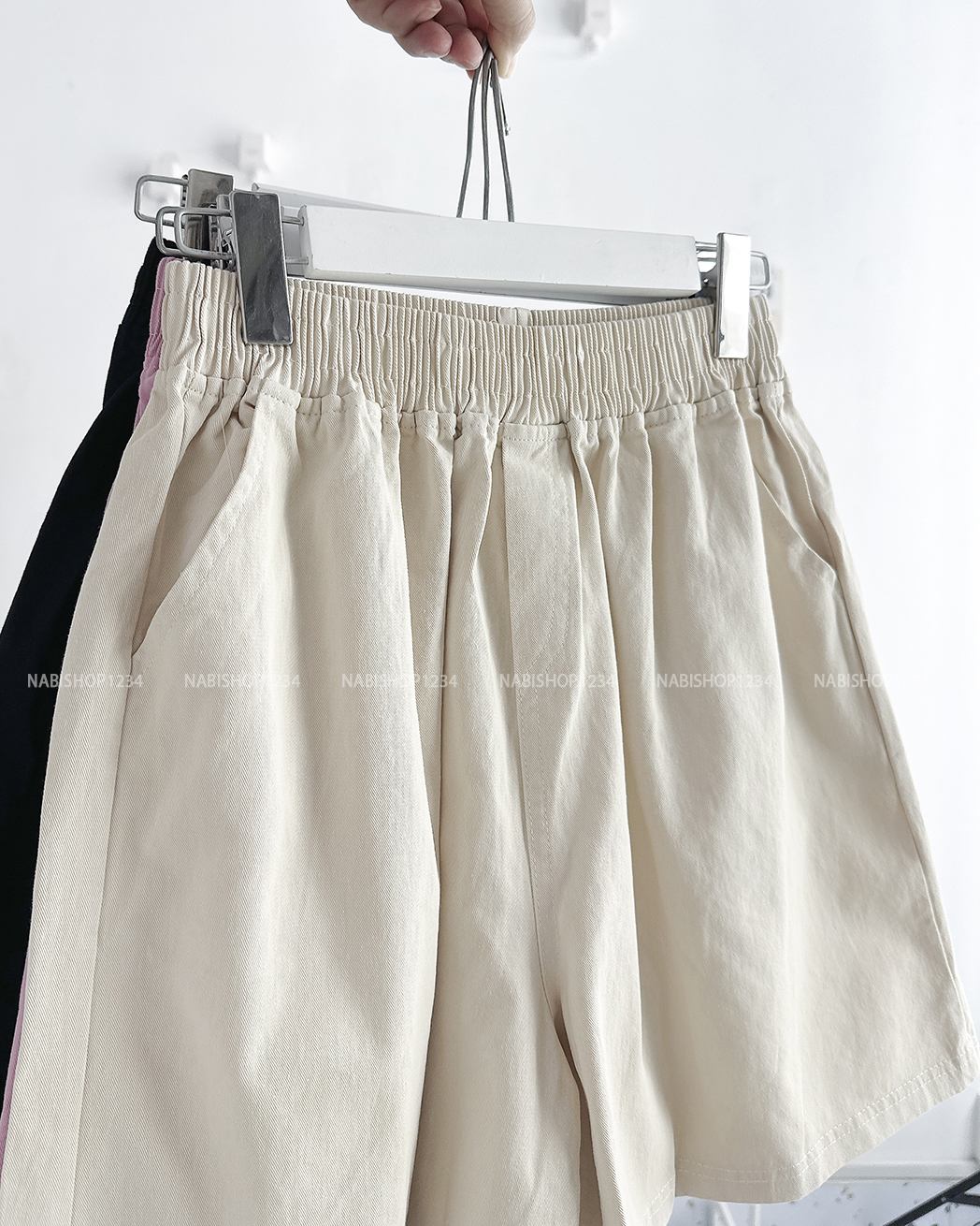 Quần Short Số 73-D 387 Lưng Thun Trơn